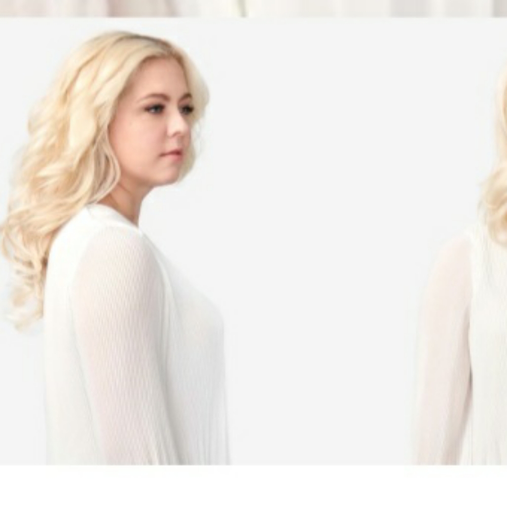 L'ange Brillante 7 Piece Hair Extensions Platinum